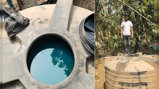 বাঁশ বাগানে পানির ট্যাংকিতে ১০ হাজার লিটার ডিজেল